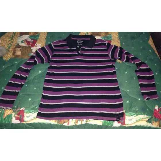 Chemise Zara Manga Larga Para Caballero