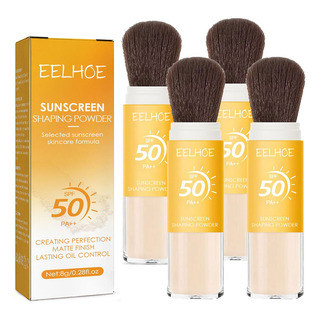 Protector Solar En Polvo Fijador De Aceite R Sunscreen, 4 Un Protector Solar En Polvo Fijador De Aceite R Sunscreen, 4 Un
