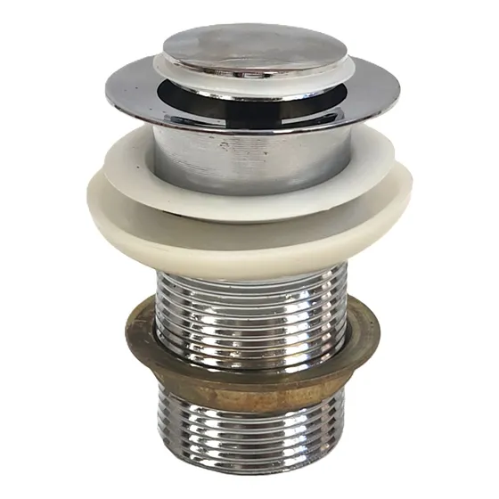 Desague Sopapa Click Clack Metal C/desborde Lavatorio Bidet 