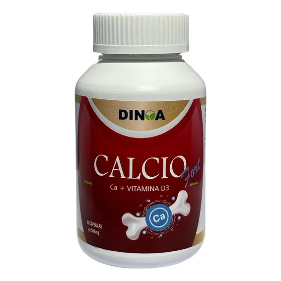 Dinoa Suplementos Nutricionales Calcio Fort 90 Cápsulas