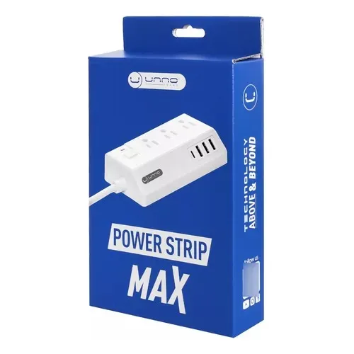 Regleta Con Múltiples Tomas Power Strip Unno Tekno 