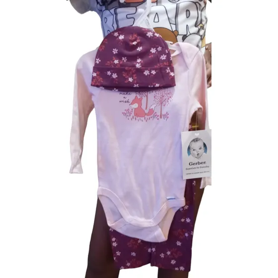 Gerber For Everyday Bodys Bebés Floreado Pierna Larga