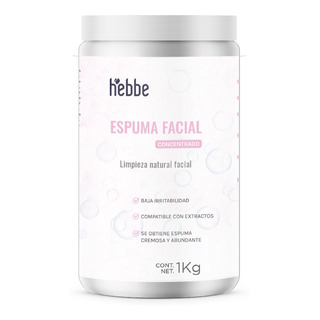 Espuma Shampoo Base Transparente Facial 1kg Conc. (rinde 5l) Espuma Shampoo Base Transparente Facial 1kg Conc. (rinde 5l)