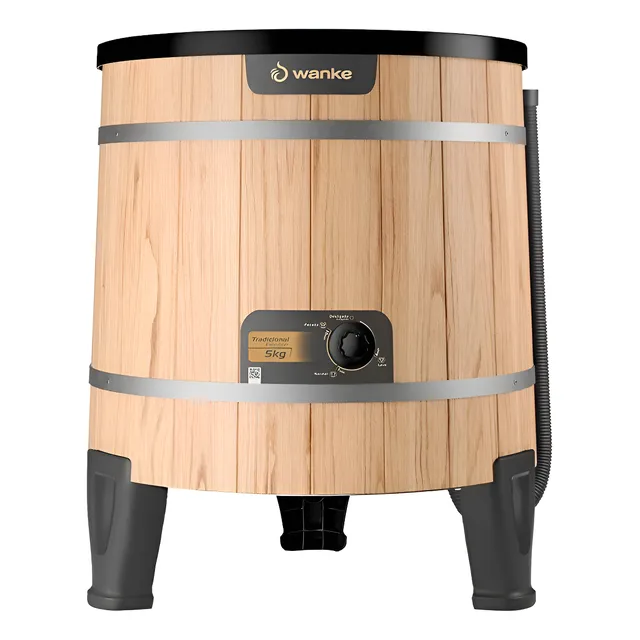 Máquina De Lavar Semi-automática Wanke Até 5kg Marrom-claro