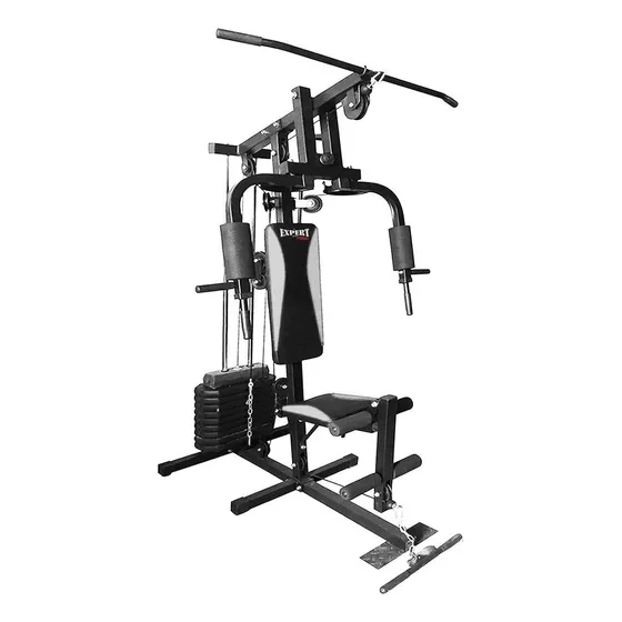 Gimnasio Multifunción 100kg Banco Pesas Polea Remo! - El Rey
