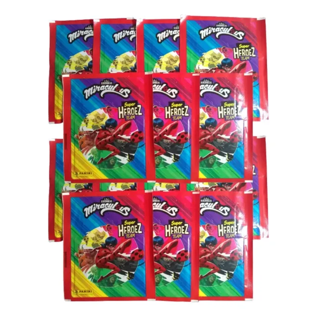 50 Sobres De Estampas Del Album Miraculous 4 Panini