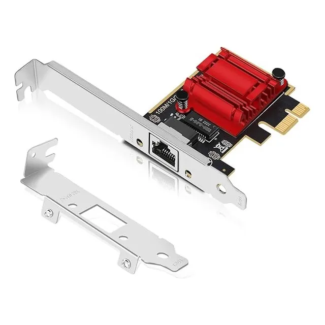 Tarjeta Red Rj45 Pci-e 2.5gbps Chipset Realtek Rtl8125b + Lp