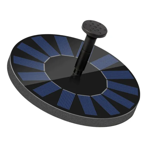 Fuente Flotante Recargable Panel Solar Jardin Exterior Muym®