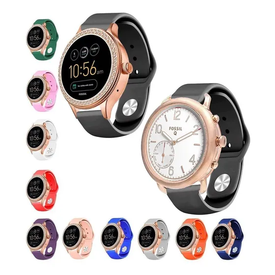 Combo 4 Bandas Deportivas  Para Fossil Q Venture Y Q Tailor