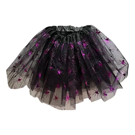 Falda Tutu De Niños Diseño Arañas Halloween Kids
