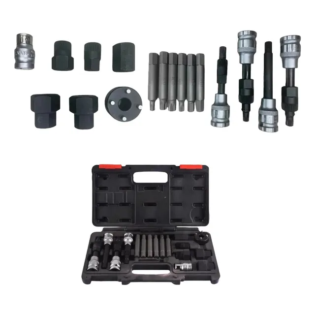 Extractor Alternador Poleas 18 Pcs Uyustools - Calidad Prof.