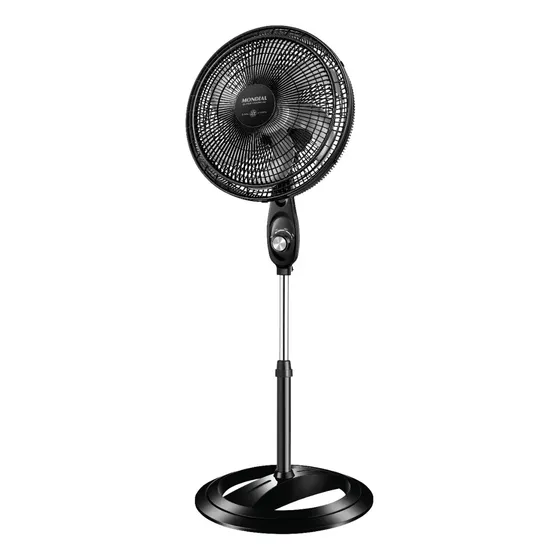 Ventilador Coluna 40cm Super Power Mondial 140w Vsp-40c-nb 40 Cm Preto 127 v Cinza Plástico 6