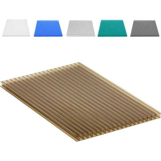 Chapa De Policarbonato 1,05 X 4,00 4mm Alveolar Várias Cores