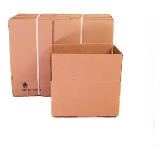 50 Caixa De Papelão Pequena Embalagem Correios 18x13x9cm