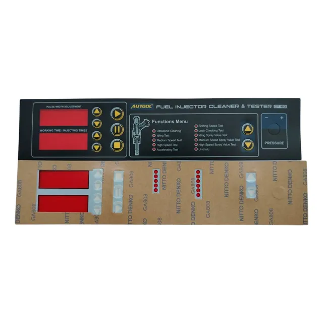 Calcomania Panel Maquina Limpieza Inyectores Autool Ct-160