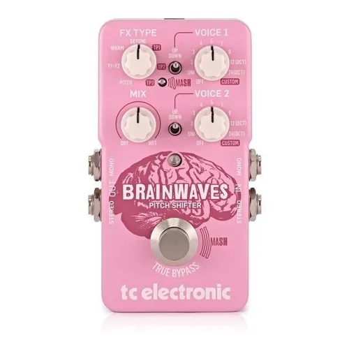 Tc Electronic Brainwaves Pitch Shi Pedal Whammy Octavas Coro Color Rosa Chicle
