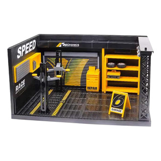 1/24 Diorama Car Garage Model Car Workshop Sin Tablero 1/24 Diorama Car Garage Model Car Workshop Sin Tablero