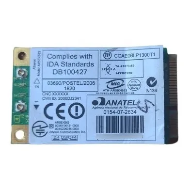 Mini Pci Wifi Wireless Atheros Ar5bxb63