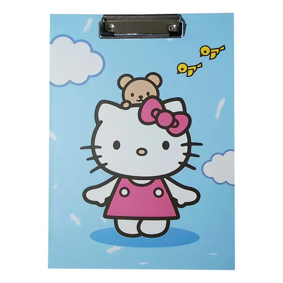 Portapapeles Tabla Con Clip Carta Kitty Kuromi Melody