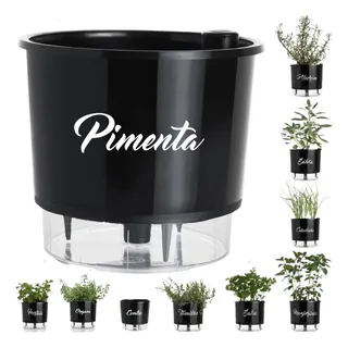 Vaso Raiz Auto IrrigĂĄvel Gourmet 16cm AutoirrigĂĄvel Temperos Vaso Raiz Auto IrrigĂĄvel Gourmet 16cm AutoirrigĂĄvel Temperos