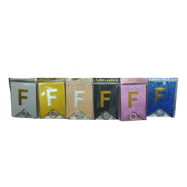 Banderín De Feliz Cumpleaños Set De 6 Unidades