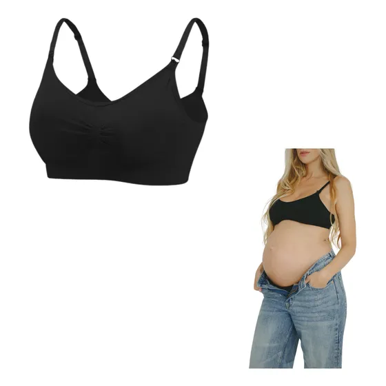 Pack X3 Soutien Corpiño De Lactancia Maternal C/bretel Ajust