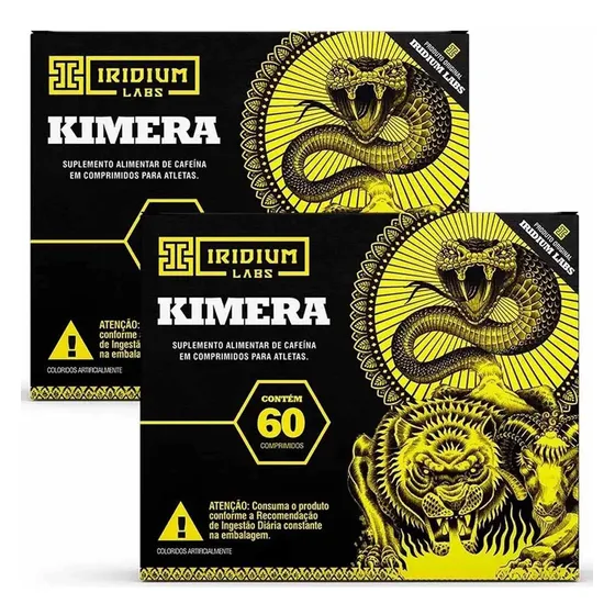 2x Kit Kimera Thermo Termogênico Iridium Labs 120 Comprimido