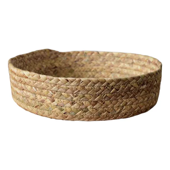 Panera De Yute Color Marrón Tejido