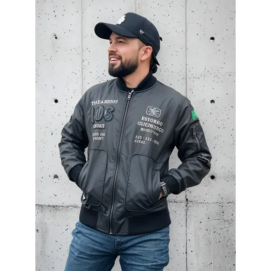 Chaqueta Aviador O Motorizado Para Caballero Original