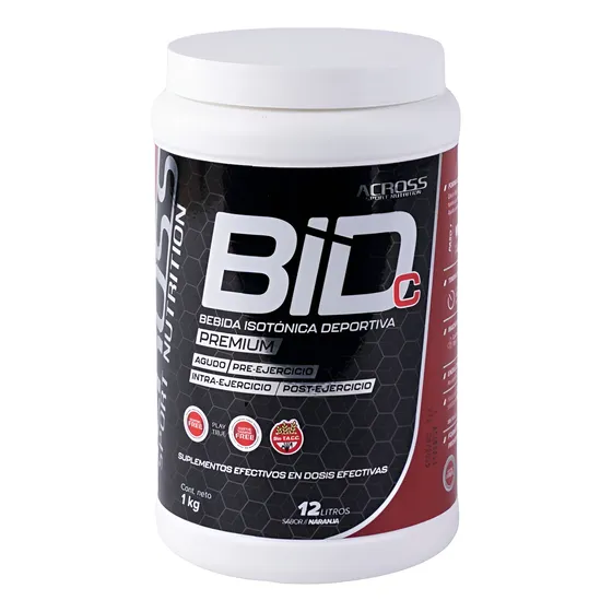 Bebida Isotónica Deportiva Con Cafeina - Bidc Across X1kg.