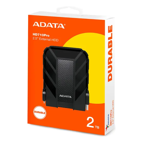 *disco Duro Externo Adata 2tb Hd710p Negro Antigolpes