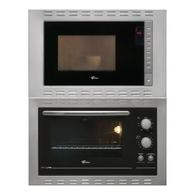 Kit Forno Elétrico 44l E Micro-ondas Embutir Fischer 127v