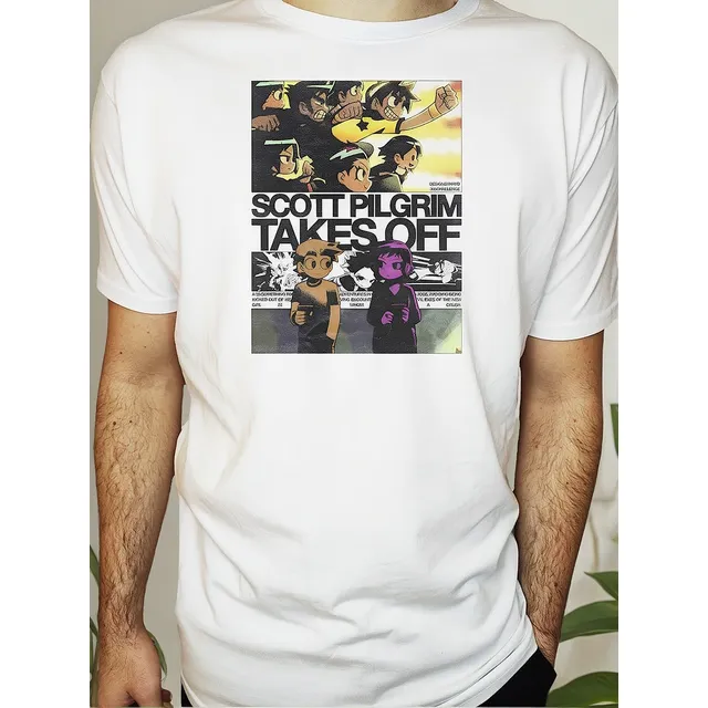 Remera Scott Pilgrim - Pelicula Dibujos Aesthetic Unisex 2