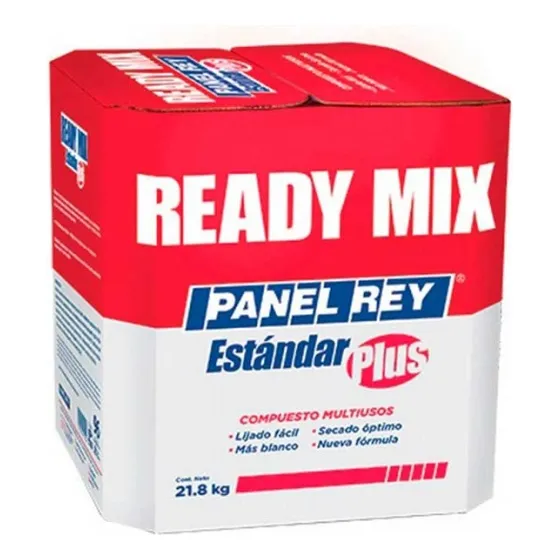 Compuesto De Yeso Ready Mix Panel Rey 21.8 Kg Blanco