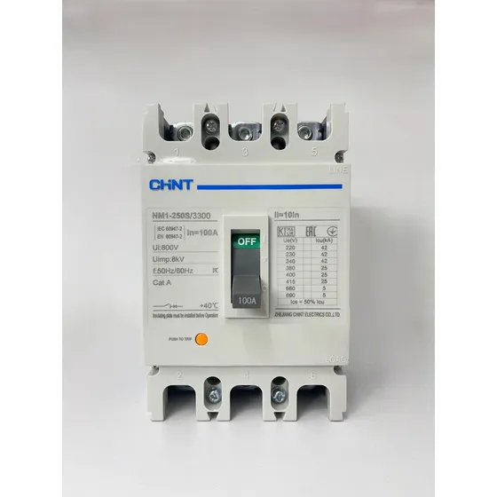 Breaker Trifásico Nm1-100 3x 100 Amp 600v 42ka-. Chint Nuevo