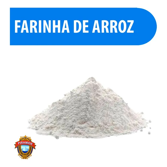 Farinha De Arroz 100% Puro 500g Pirâmide - Qualidade Premium