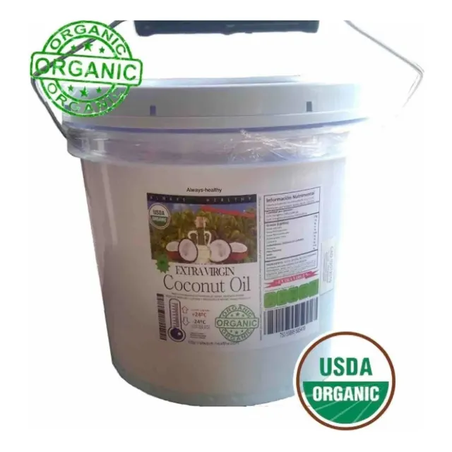 4lts Aceite Coco Orgánico Exvirgen Prensado/frío Sin Sabor