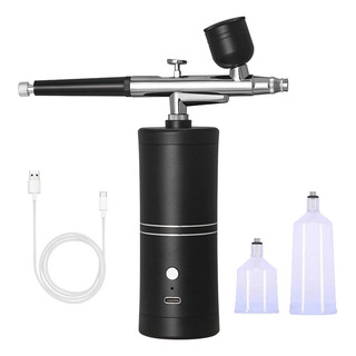 Novo Kit De Aerógrafo Compressor Recarregável Sem Fio Airbru Novo Kit De Aerógrafo Compressor Recarregável Sem Fio Airbru