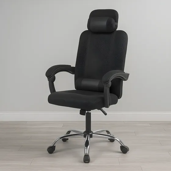 Silla Titano Oficina Ergonómica Reclinable Negra Altura Ajustable