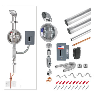 Kit Acometida Mufa Cfe De 3m 127v Con Centro De Carga Kit Acometida Mufa Cfe De 3m 127v Con Centro De Carga