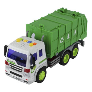 Caminhão De Lixo Reciclagem Mega City Com Luzes E Sons R3034 Caminhão De Lixo Reciclagem Mega City Com Luzes E Sons R3034