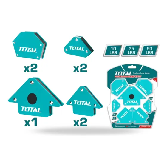 Juego Soporte De Soldadura Magnetica 7 Pzas Total Tools