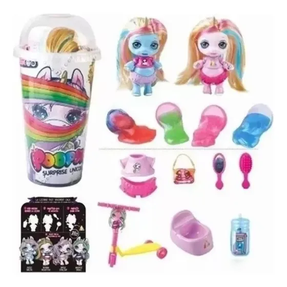 . . Boneca De Brinquedo Unicorn Surprise Poopsie Slime