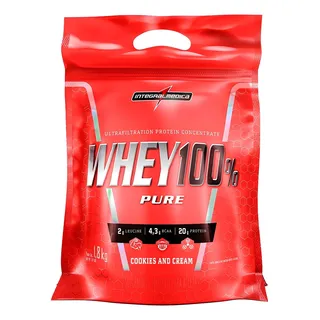 Whey 100% Pure Pouch 1,8kg Cookies Integralmédica Whey 100% Pure Pouch 1,8kg Cookies Integralmédica