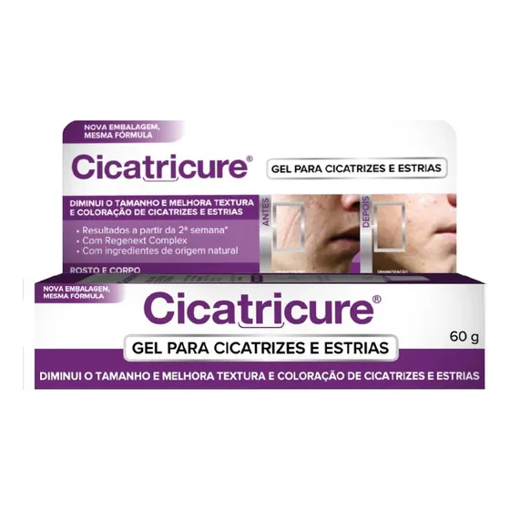 Cicatricure Gel Para Cicatrizes E Estrias - 60g