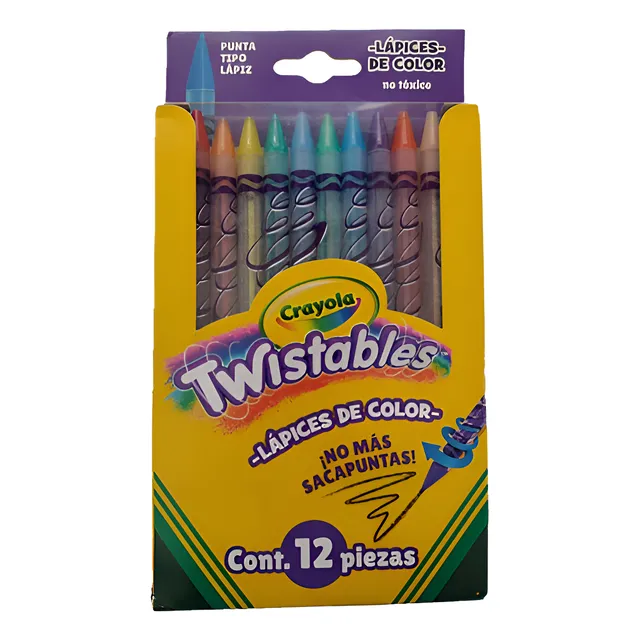 Lapices De Color Twistables Crayola Con 12