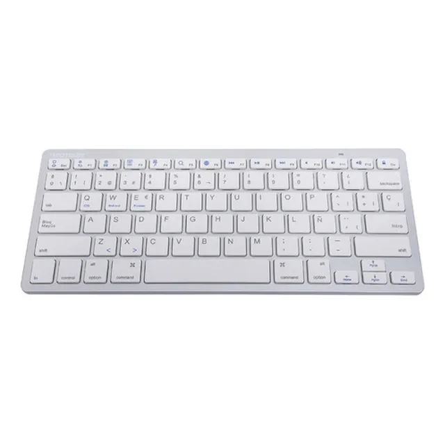Teclado Inalambrico Bluetooth Tecmaster Tm-100507 Color del teclado Blanco