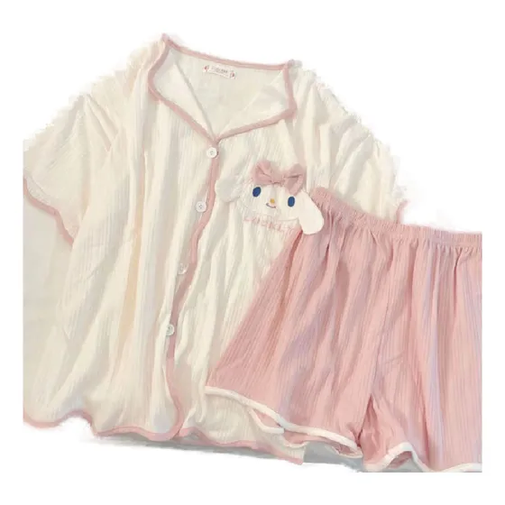 Conjunto De Ropa De Salón Holgada Para Adolescentes Con Lazo