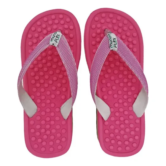 Chinelo De Dedo Feminino Rosa Mundo Flex Estabelece O Andar