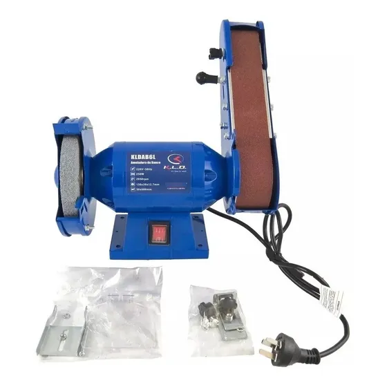 Amoladora Banco Lijadora De Banda Combinada Kld Afilado 250w